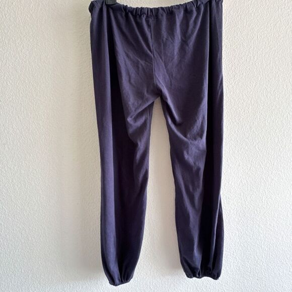 Eberjey Heather Cropped Pant Blue Deep Sea Size Small - Picture 9 of 12